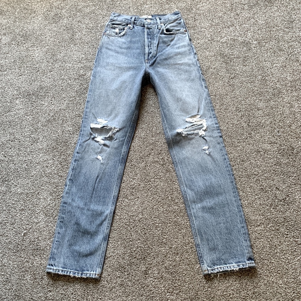 Agolde 90’s pinch waist jeans Sz 23